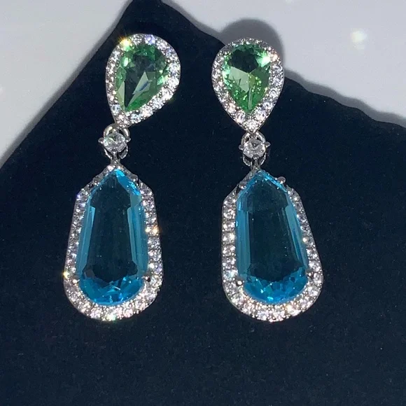 Pastel Gemstone Earrings - Picture 4 of 8